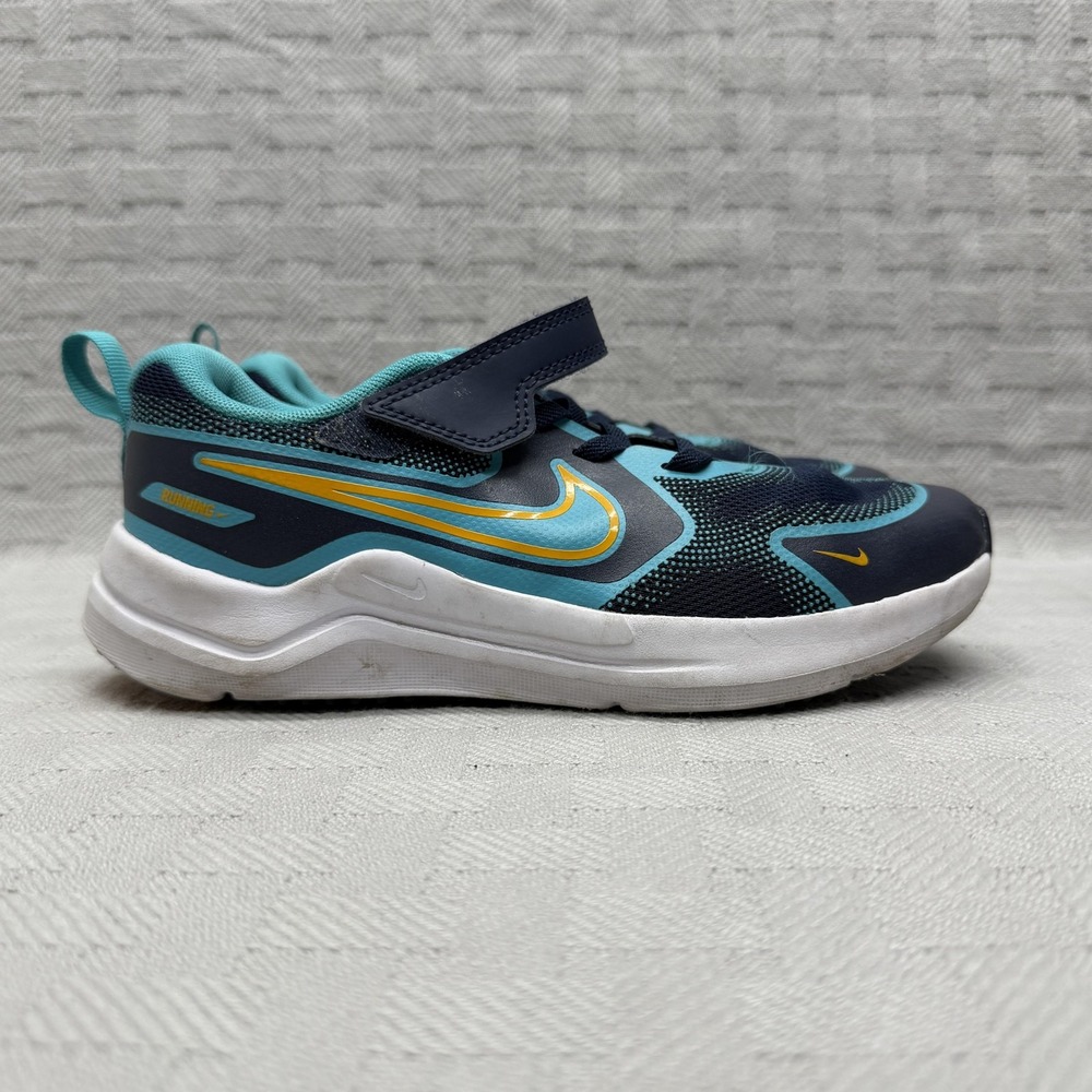 Nike Cosmic Runner Midnight‎ Navy Dusty Cactus Blue Kids Size 2.5y HM4400-406